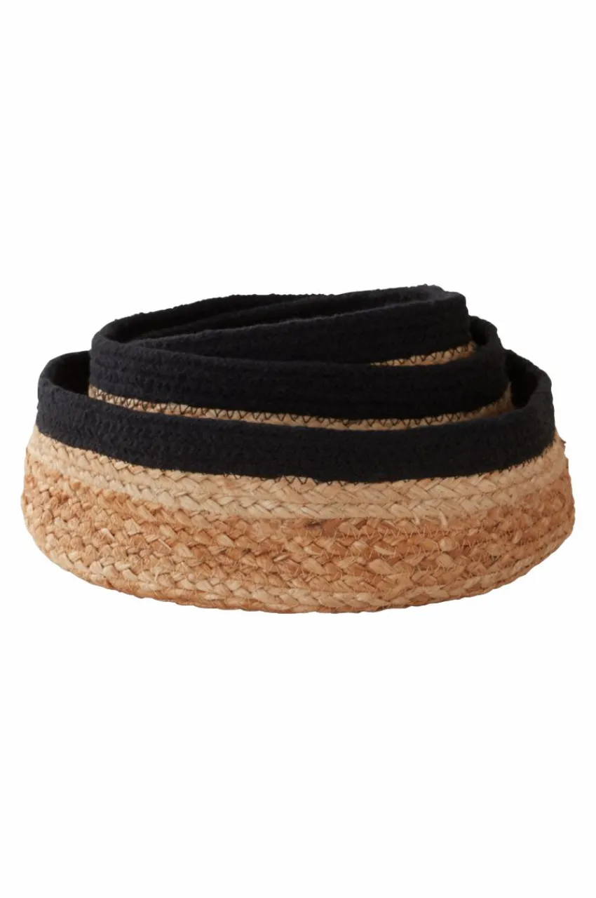 Förvaring|Jotex BASKERVILLE Förvaringskorg 3-pack Beige/svart