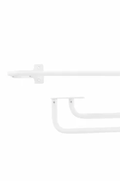Gardinstänger|Jotex BAY Gardinstång Dubbel 110-186 Cm Matt vit