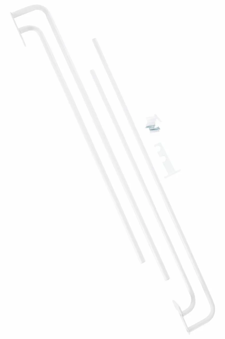 Gardinstänger|Jotex BAY Gardinstång Dubbel 110-186 Cm Matt vit