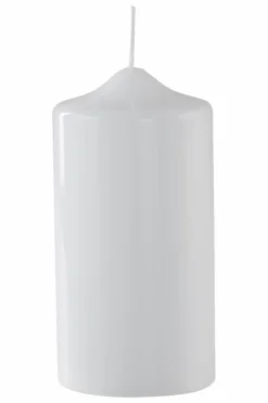 Ljus|Juldekoration|Jotex BECKY LACK Blockljus - Höjd 20 Cm Vit