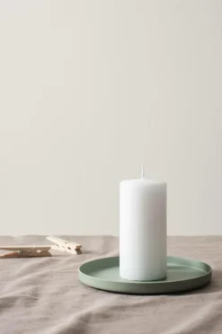 Ljus|Juldekoration|Jotex BECKY MATT Blockljus - Höjd 12 Cm Vit
