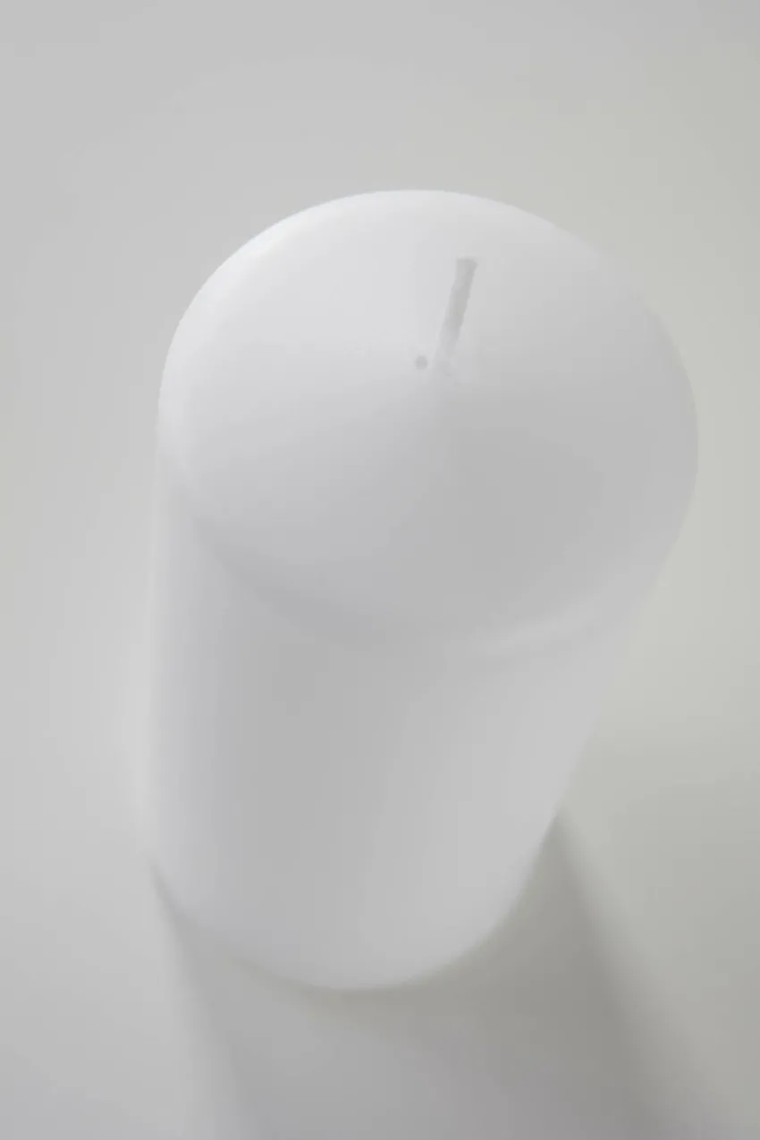 Ljus|Juldekoration|Jotex BECKY MATT Blockljus - Höjd 12 Cm Vit