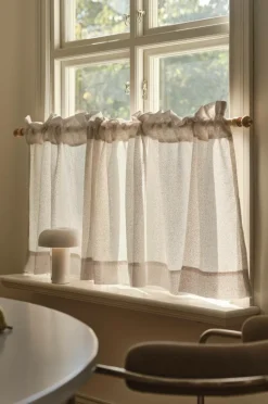 Gardinkappor|Jotex BELLA Cafégardin I Bouclé Linnebeige