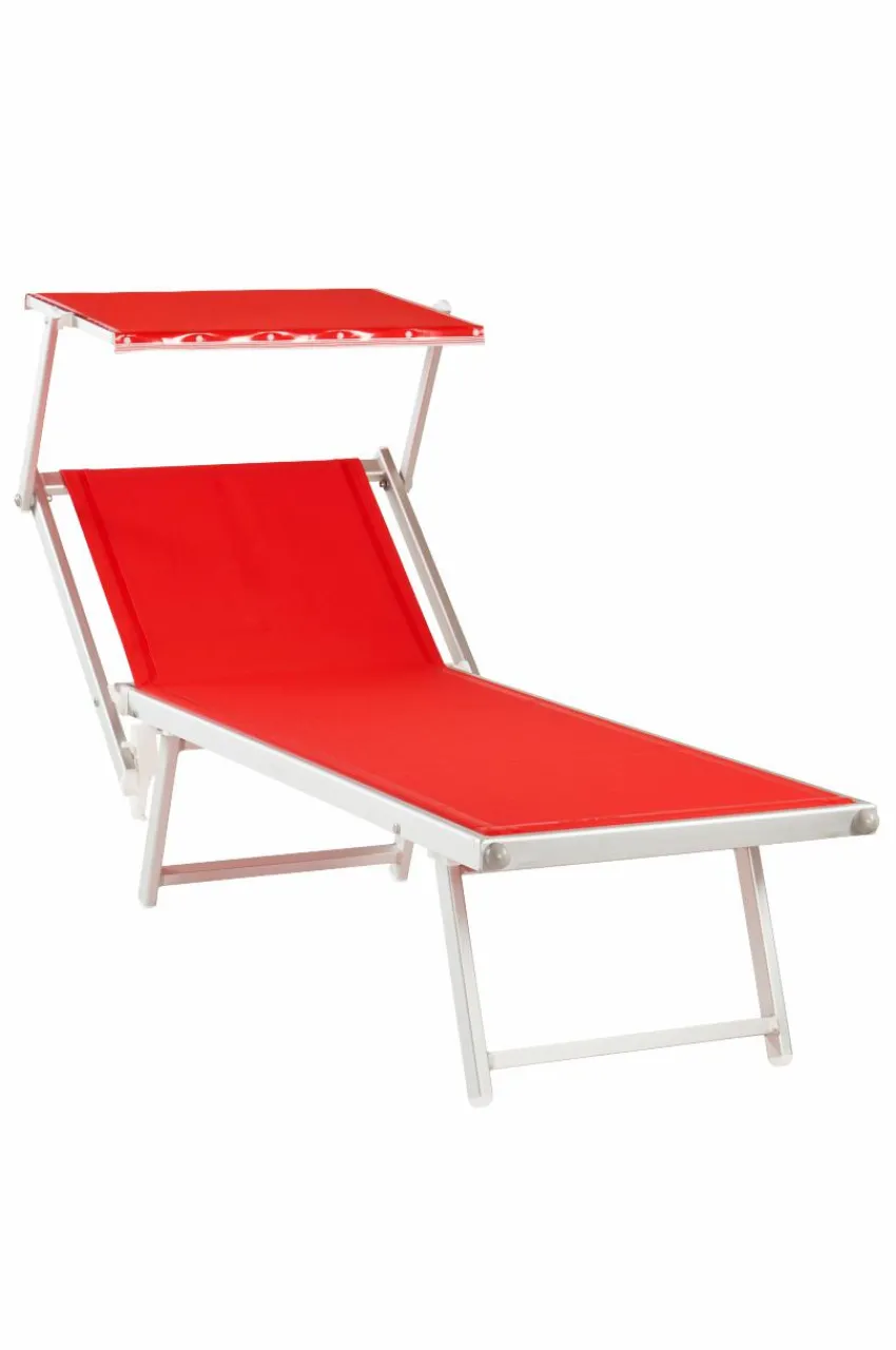 Solstolar & Solsängar|Utemöbler|Jotex BELLA Solsäng Röd