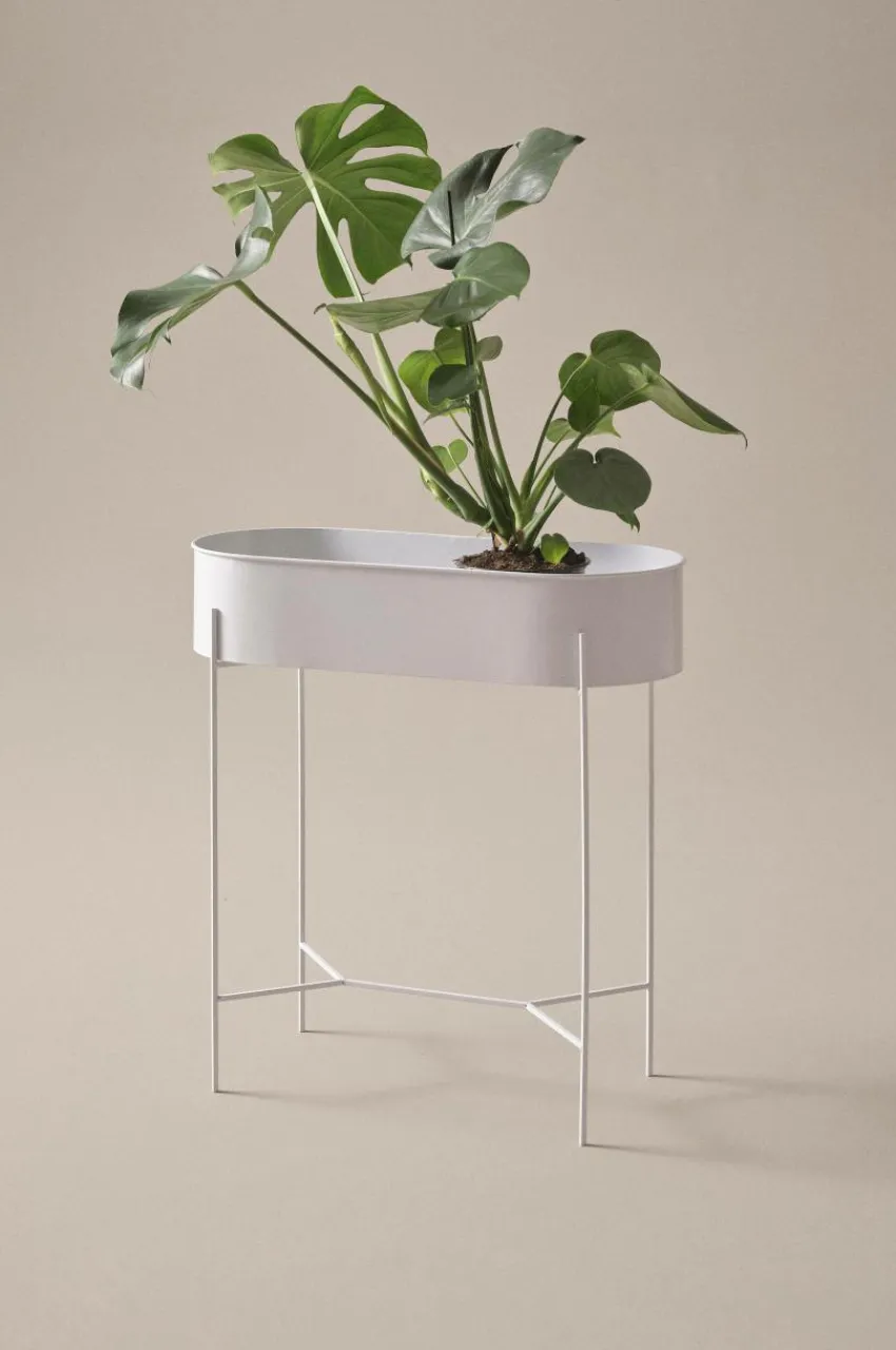 Utekrukor|Utebord|Jotex BELLEMI Blombord Vit