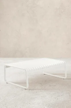 Utebord|Utemöbler|Jotex BELLEVILLE Soffbord 79x122 Cm Vit