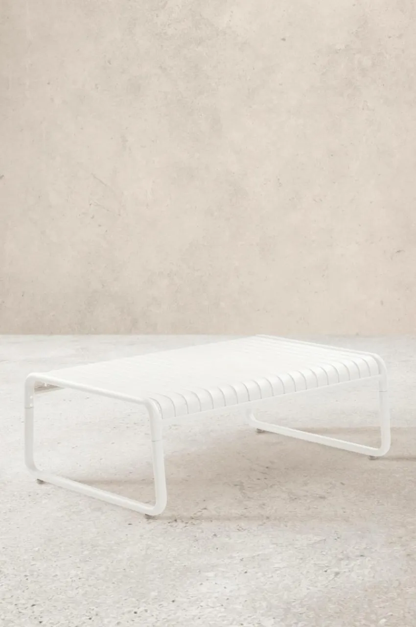 Utebord|Utemöbler|Jotex BELLEVILLE Soffbord 79x122 Cm Vit