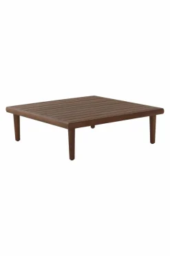 Utebord|Utemöbler|Jotex BELMONT Soffbord 80x80 Cm Teak