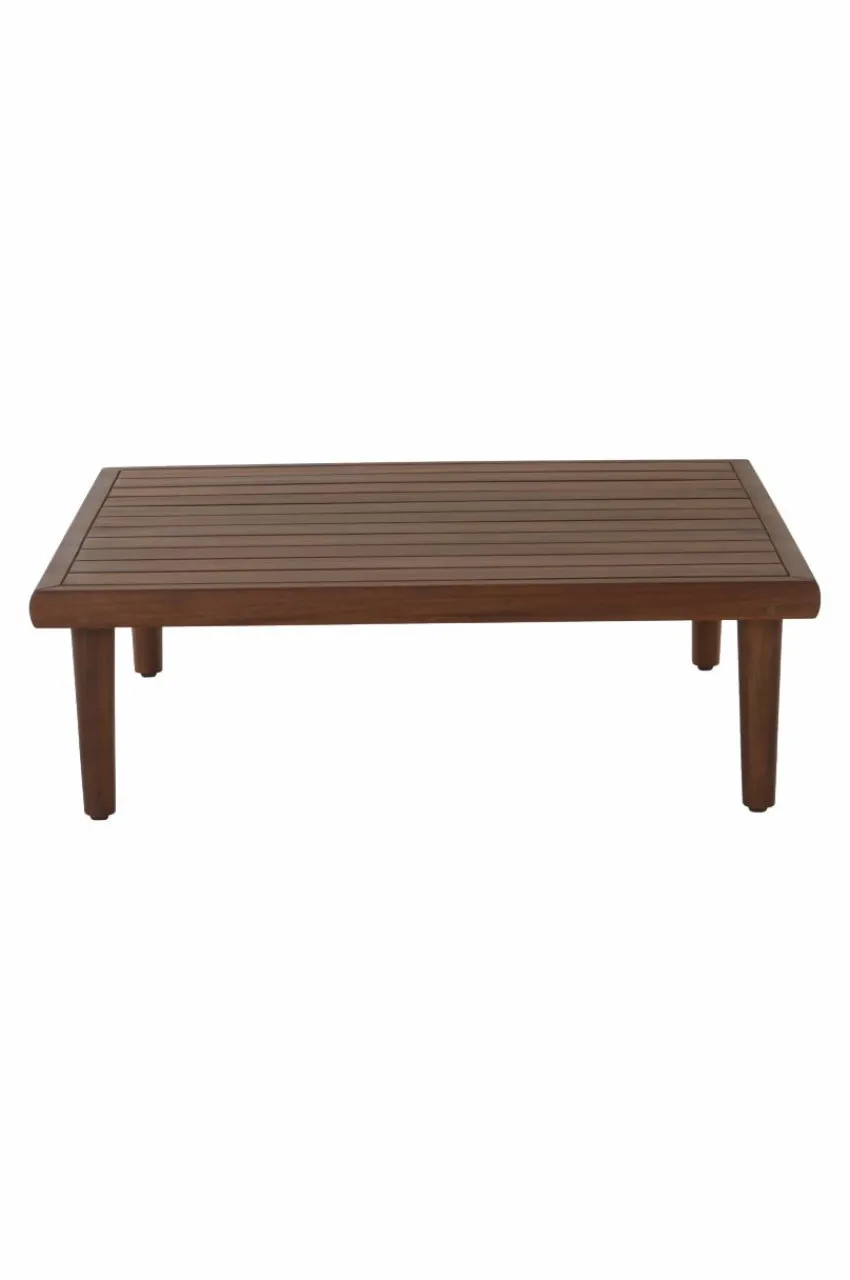 Utebord|Utemöbler|Jotex BELMONT Soffbord 80x80 Cm Teak