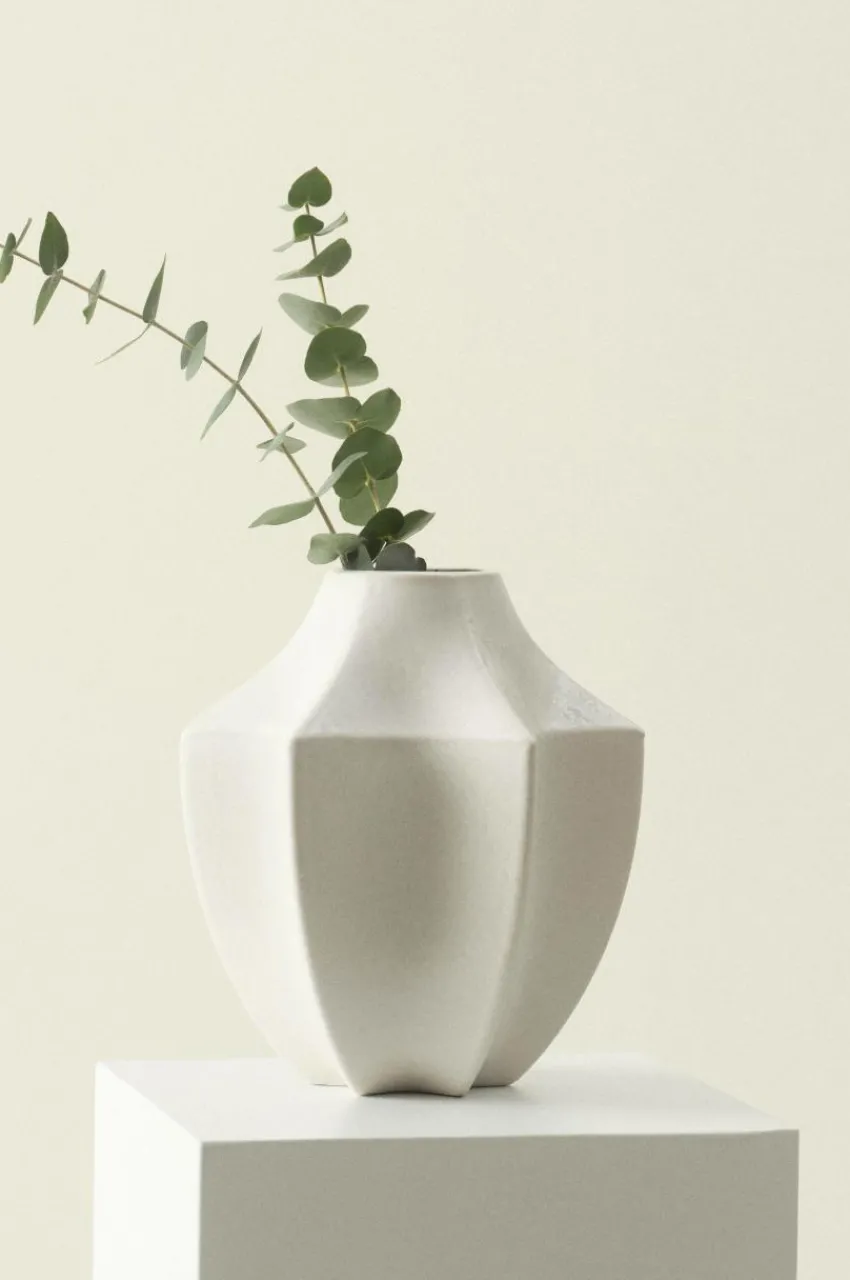 Vaser|Jotex BERIT Vas - Höjd 27 Cm Naturvit