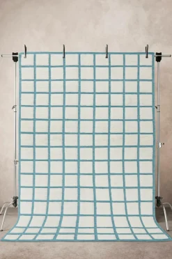 Ullmattor|Jotex BERKEL Ullmatta 200x300 Cm Blå/naturvit