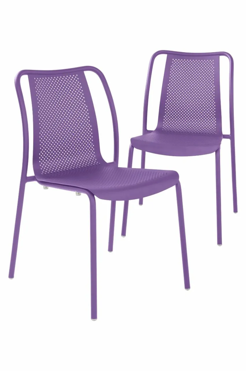 Utestolar & Utepallar|Utemöbler|Jotex BIARRITZ Utestol 2-pack Lila