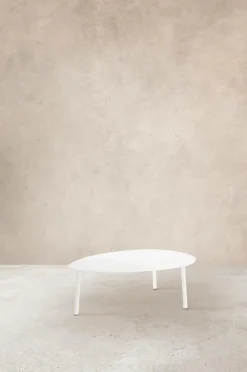 Utebord|Utemöbler|Jotex BIBBONA Soffbord 76x109 Cm Vit