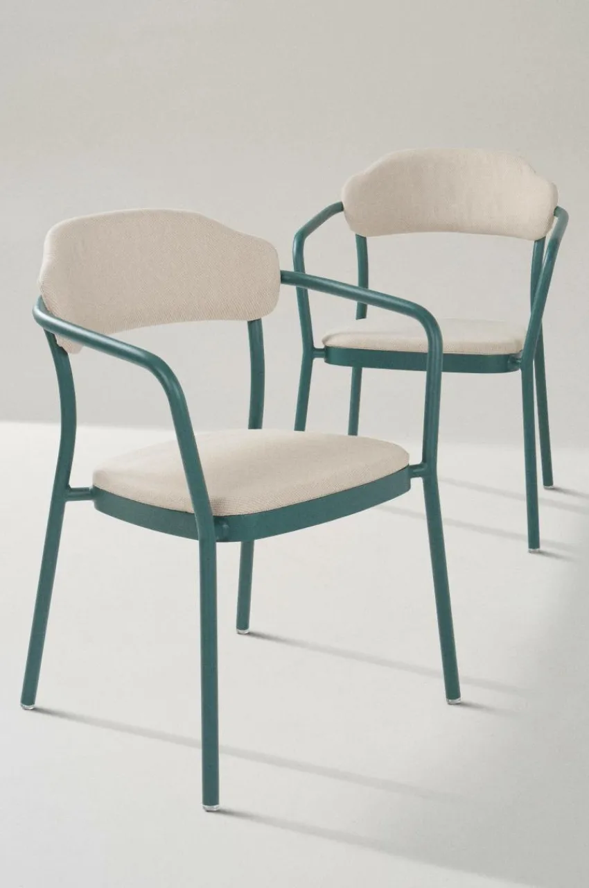 Utestolar & Utepallar|Utemöbler|Jotex BIDART Utestol 2-pack Mörkgrön