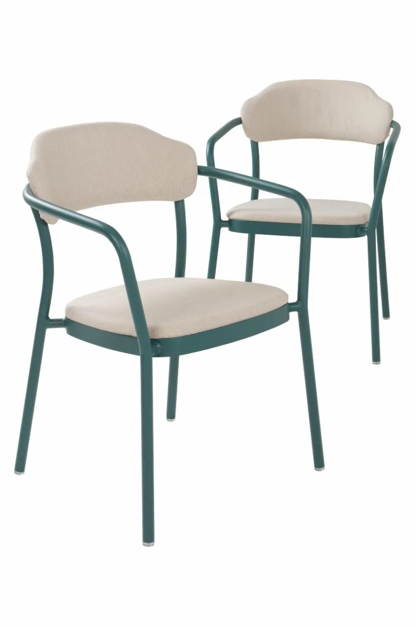 Utestolar & Utepallar|Utemöbler|Jotex BIDART Utestol 2-pack Mörkgrön