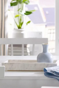 Prydnadssaker|Jotex BIFROST Fat Med Kant Vit