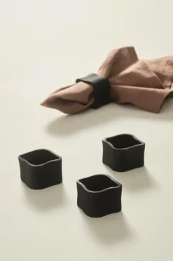 Kökstillbehör|Jotex BILLIE Servettring 4-pack Svart