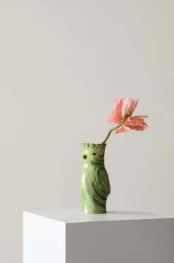 Vaser|Jotex BIRDY Dekorationsvas Höjd 17.7 Cm Grön