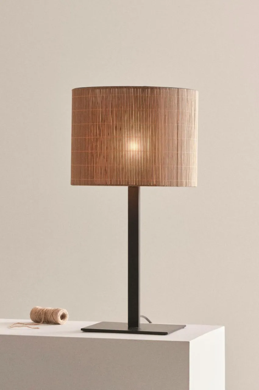 Bordslampor|Jotex BLAZE Bordslampa Linnebeige/svart