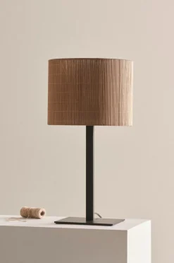 Bordslampor|Jotex BLAZE Bordslampa Linnebeige/svart