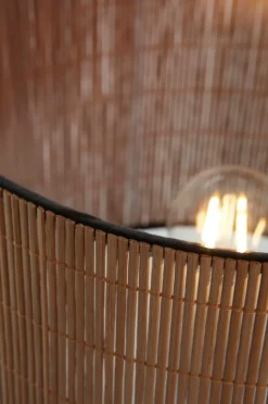 Bordslampor|Jotex BLAZE Bordslampa Linnebeige/svart