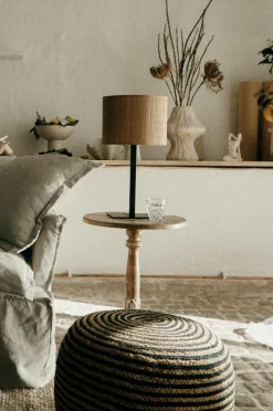 Bordslampor|Jotex BLAZE Bordslampa Linnebeige/svart