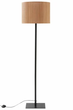 Golvlampor|Jotex BLAZE Golvlampa Linnebeige/svart