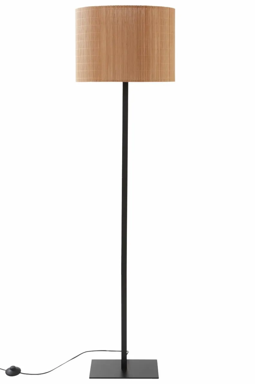 Golvlampor|Jotex BLAZE Golvlampa Linnebeige/svart