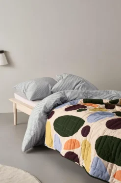 Barnsängkläder|Överkast|Jotex BLOBB överkast Beige/multi