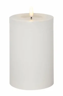 Ljus|Jotex Blockljus Flamme Flow Big 17,5 Cm Vit