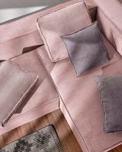Soffor|Jotex BLOK Soffa 3-sits - Divan Höger Mörk grå