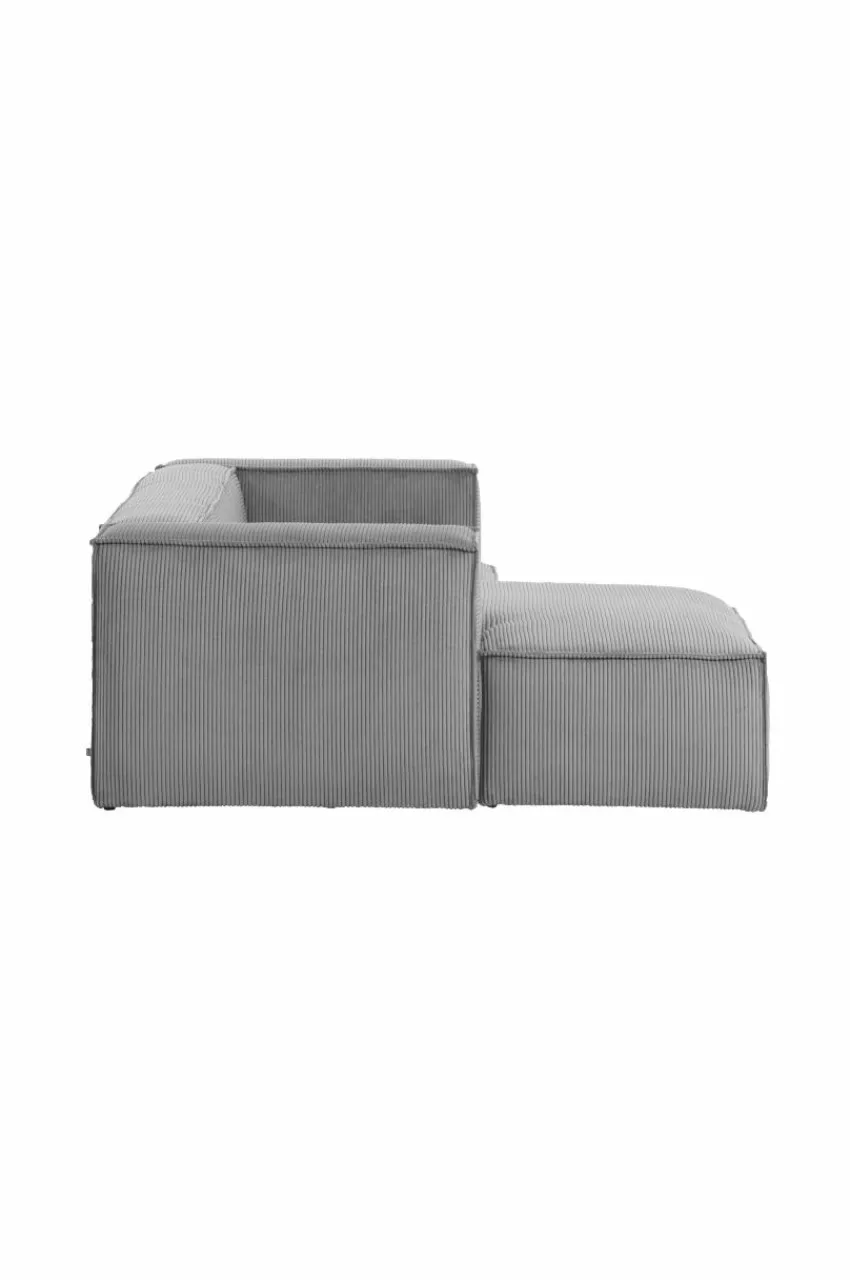 Soffor|Jotex BLOK Soffa 2-sits - Divan Vänster Ljus grå