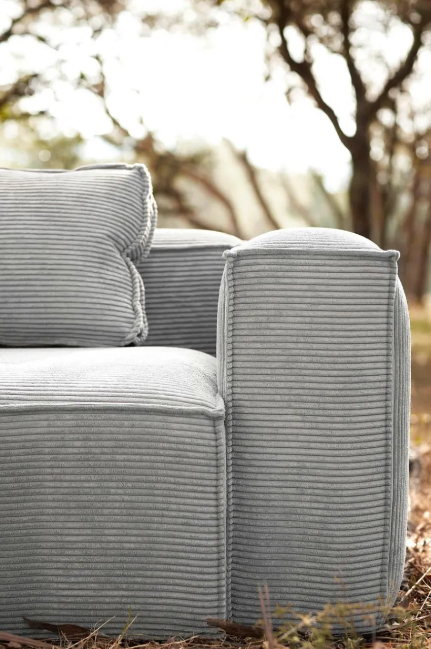 Soffor|Jotex BLOK Soffa 2-sits - Divan Vänster Ljus grå
