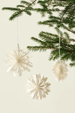 Juldekoration|Jotex BLOSSOM Dekorationshänge 3-pack Naturvit