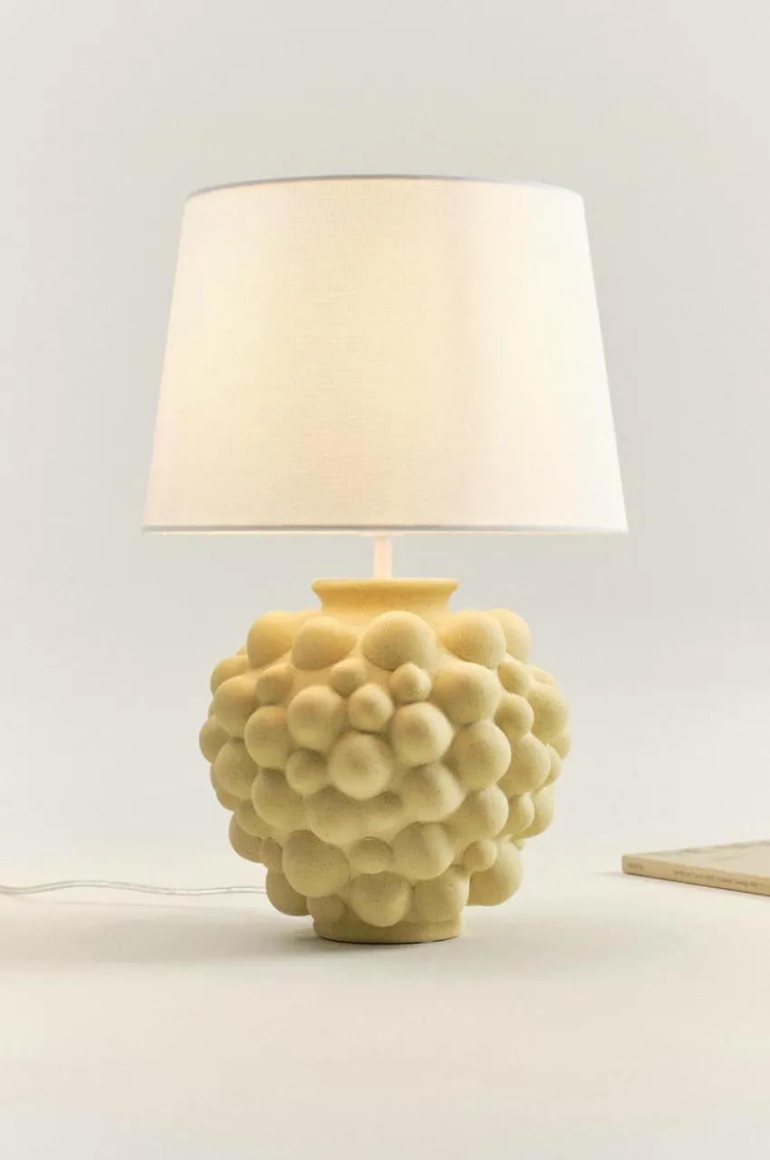 Bordslampor|Jotex BLUSH Bordslampa Gul/naturvit