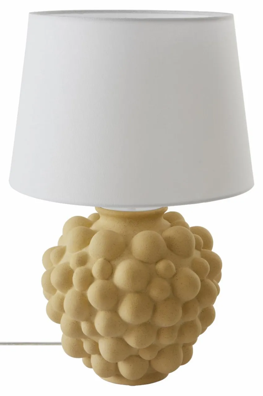 Bordslampor|Jotex BLUSH Bordslampa Gul/naturvit