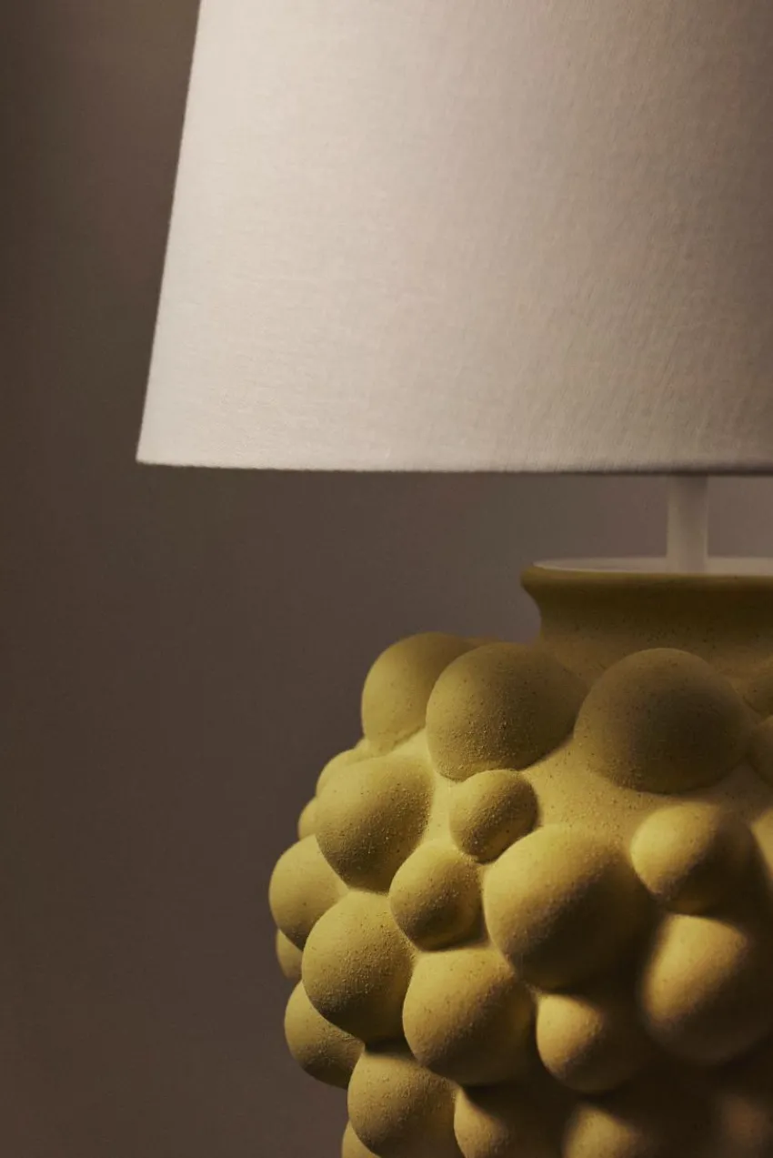 Bordslampor|Jotex BLUSH Bordslampa Gul/naturvit