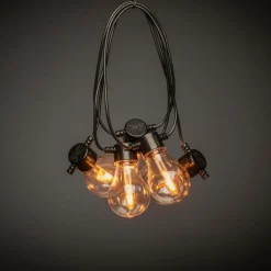 Utebelysning|Utebelysning|Jotex B/O Slinga 10 LED Solpanel Svart
