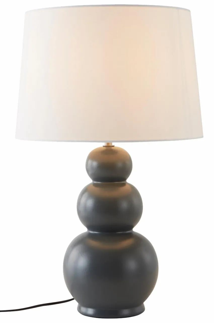 Bordslampor|Jotex BOBBY RAY Bordslampa Grå/vit
