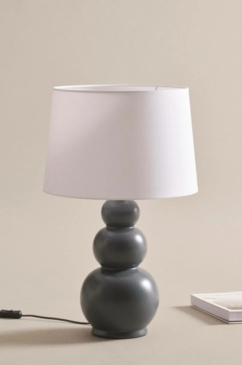 Bordslampor|Jotex BOBBY RAY Bordslampa Grå/vit