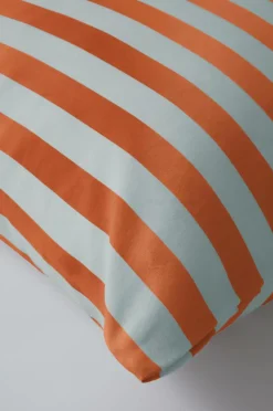 Örngott|Jotex BOEL örngott 90x50 Cm - Ekologisk Ljusblå/orange