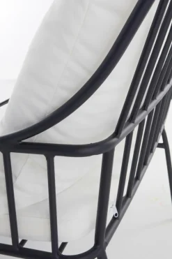 Loungemöbler|Utemöbler|Jotex BOLONIA Loungemöbel - 4 Delar Marinblå/vit dyna