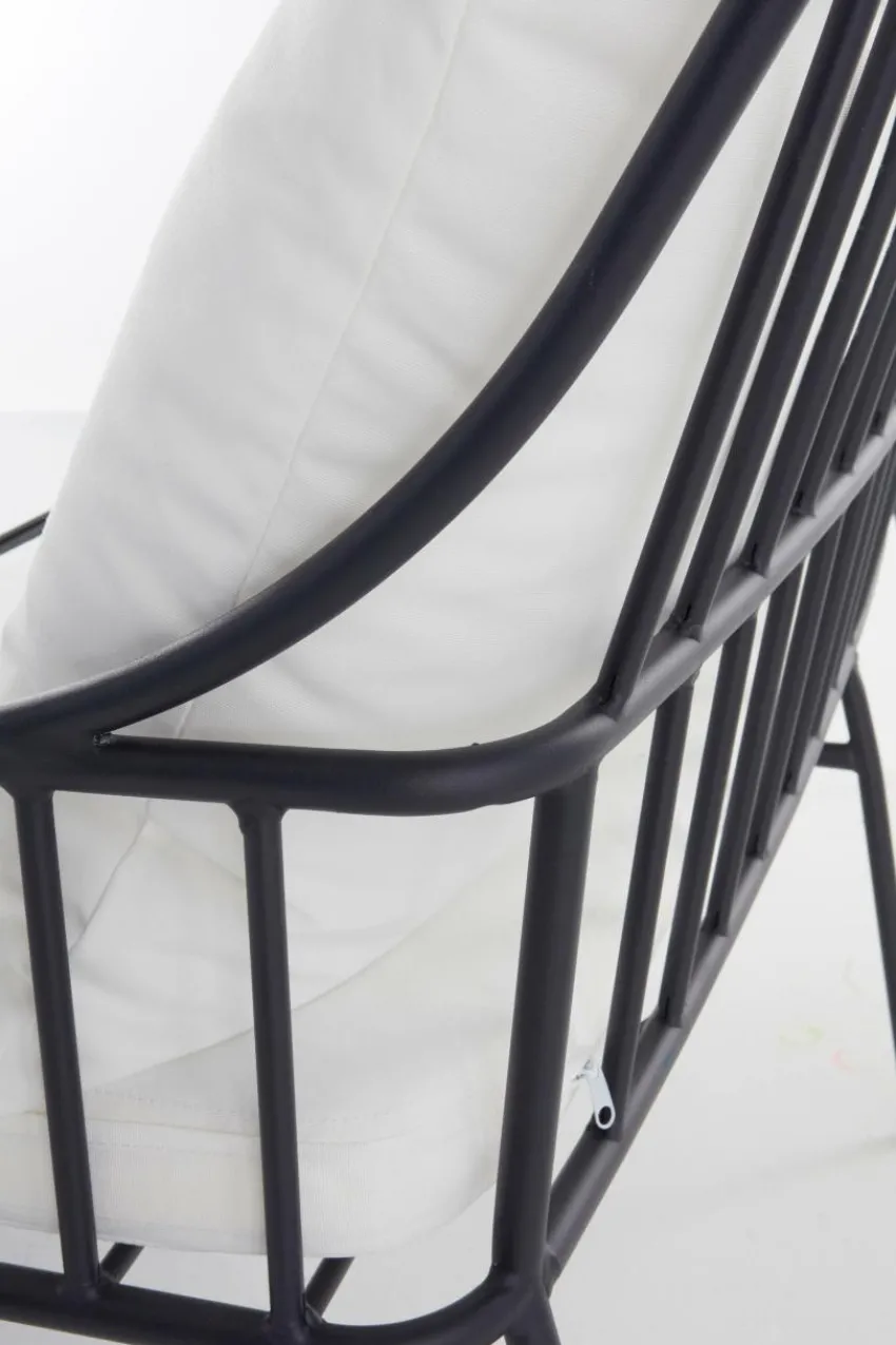 Loungemöbler|Utemöbler|Jotex BOLONIA Loungemöbel - 4 Delar Marinblå/vit dyna