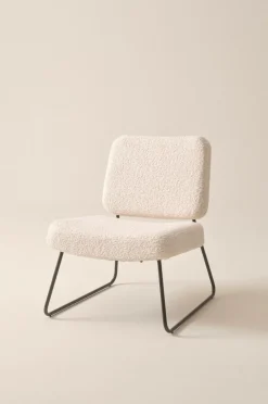 Stolar|Jotex BOLZANO TEDDY Loungestol Naturvit
