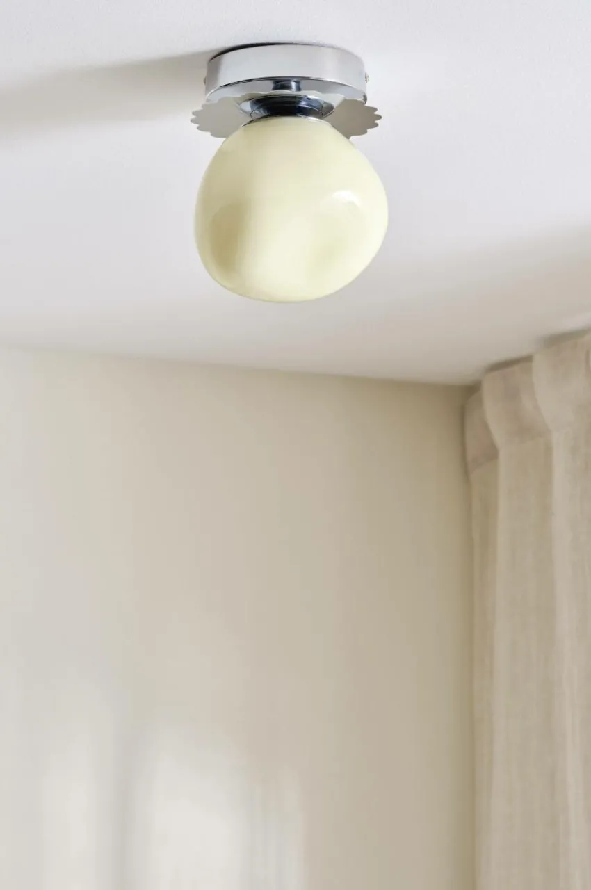 Taklampor|Jotex BON Taklampa Krom/beige