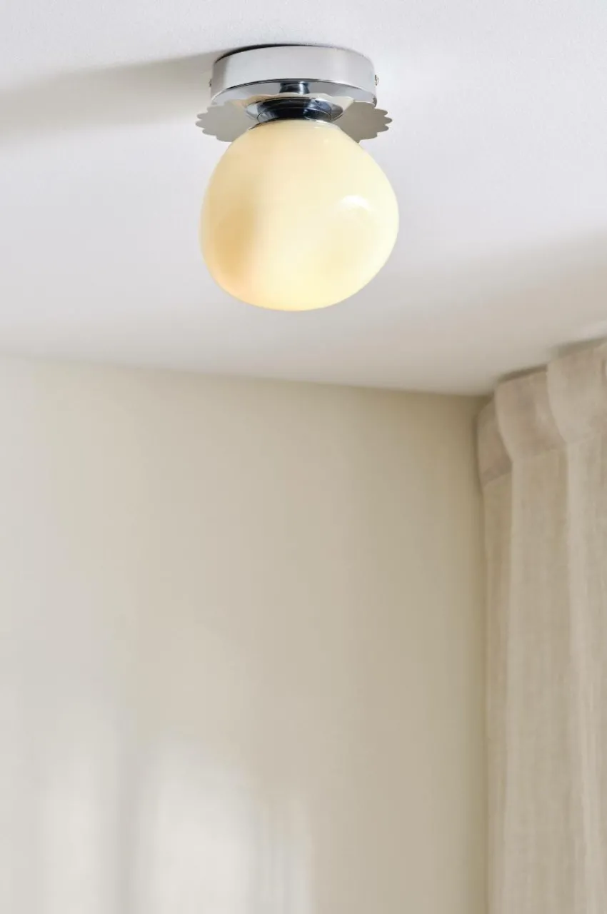 Taklampor|Jotex BON Taklampa Krom/beige