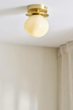 Taklampor|Jotex BON Taklampa Mässing/beige