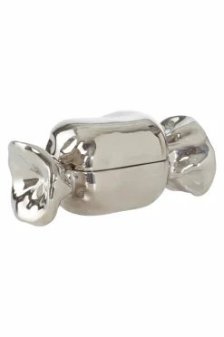 Juldukning|Juldekoration|Jotex BONBON Skål Med Lock Silver