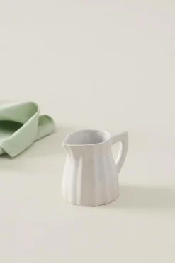 Glas|Jotex BONNIE Mjölkkanna Naturvit