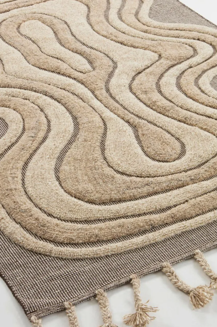 Lugg- & Ryamattor|Jotex BONSIE Luggmatta 160x230 Cm Beige/brun